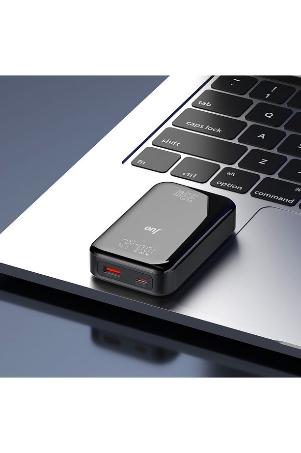 10000 Mah 33w Led Watt Amper Göstergeli Usb-a Type-c Powerbank Taşınabilir Hızlı Şarj Cihazı - 7