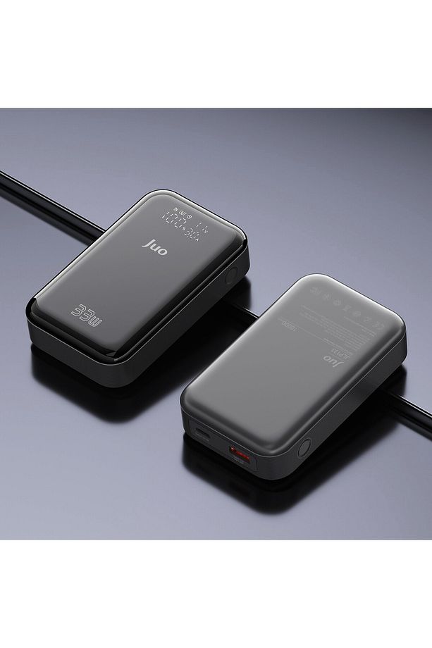 10000 Mah 33w Led Watt Amper Göstergeli Usb-a Type-c Powerbank Taşınabilir Hızlı Şarj Cihazı - 5