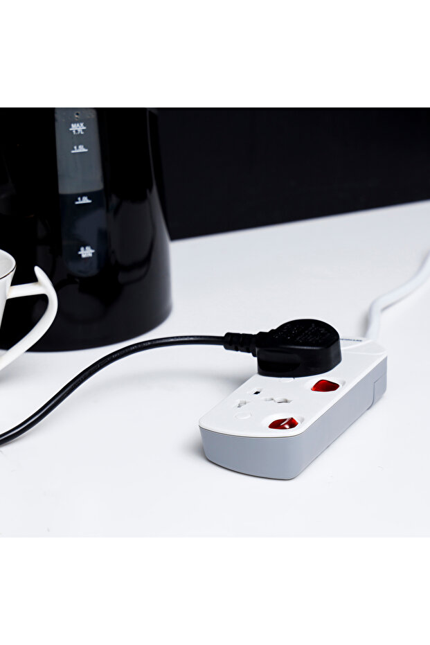 مقبس تمديد ثنائي الاتجاه بطول 2 متر، مادة نحاسية عالية الجودة - 2