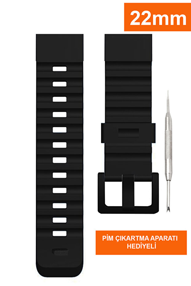Xiaomi Mi Watch S1-S2 - 22mm Silicone Round Case Strap, Compatible Watchbands 2Dz22Mm