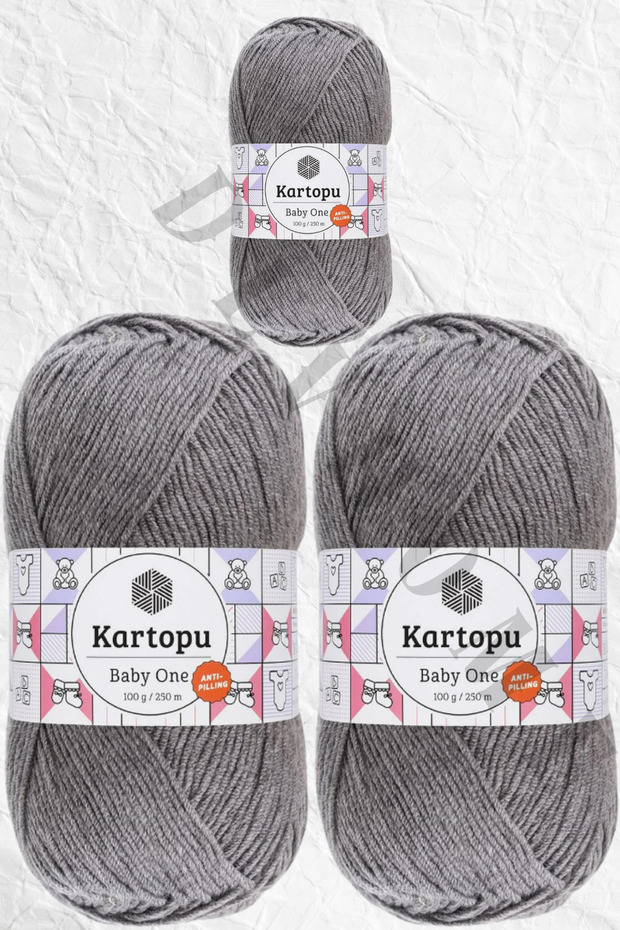 Kartopu Baby One 100% صوف أطفال مضاد للوبر، لا يسبب بيلينغ، لا يسبب التمزق، 3 قطع Devhome