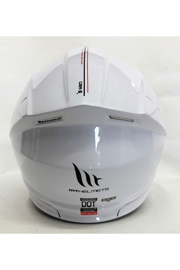 Kask Genesis Sv A0 Çene Açılır Kask Parlak Beyaz - 5