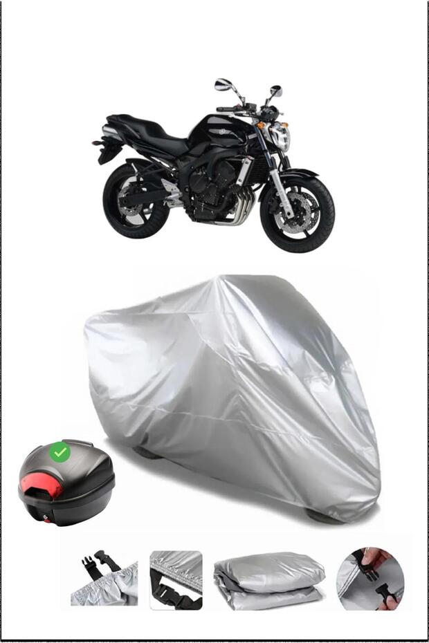 Yamaha Fz6 Rear Bag Compatible Gray Waterproof Canvas (Motorcycle)