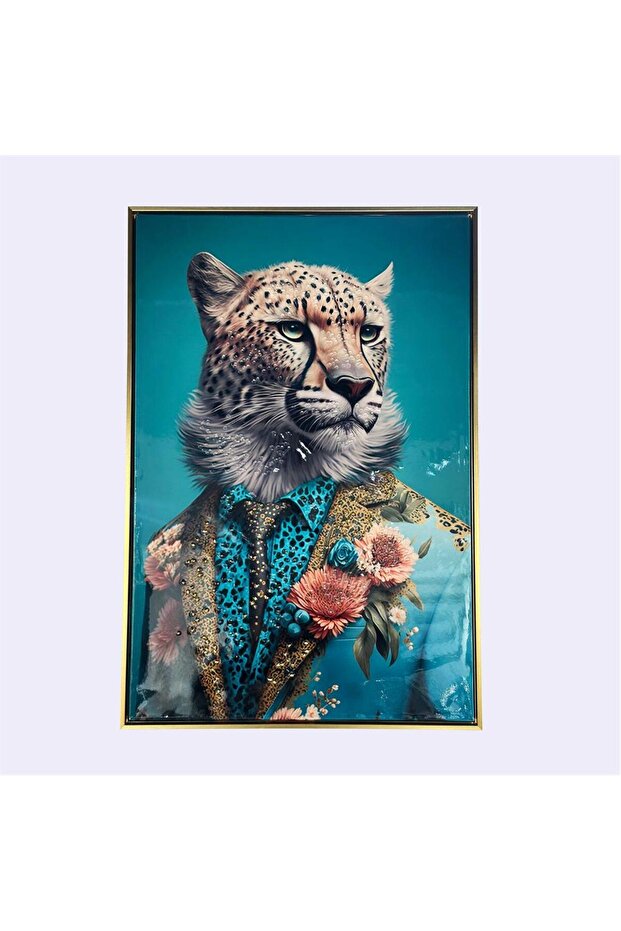 Leopar Tablo 63*3,5*93 cm - 1