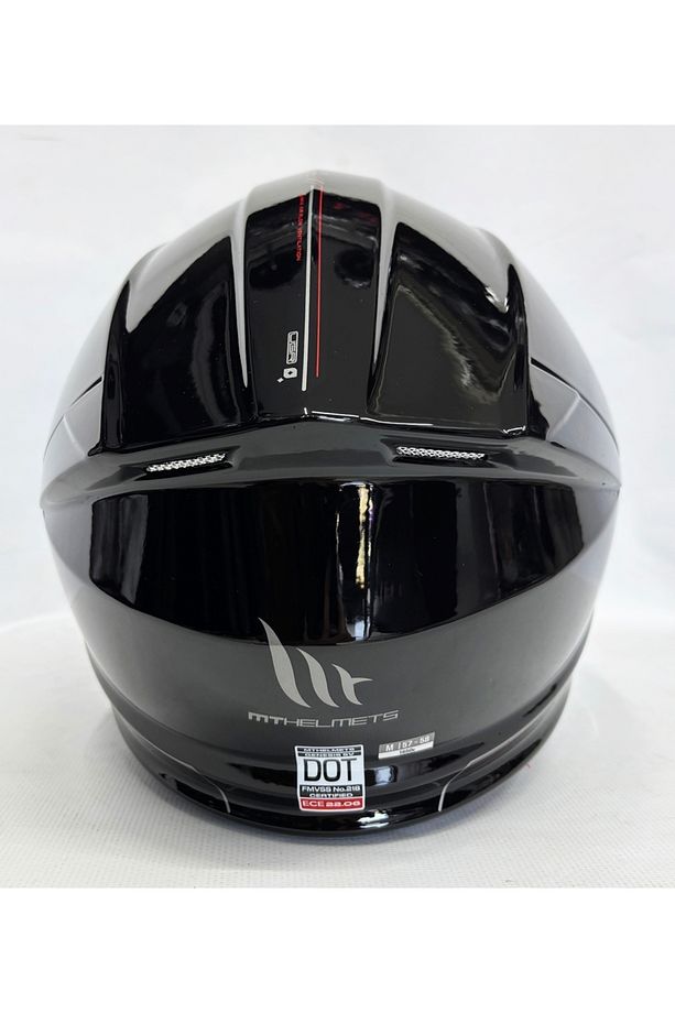 Kask Mt Genesis Sv A11 Çene Açılır Kask Parlak Siyah - 5