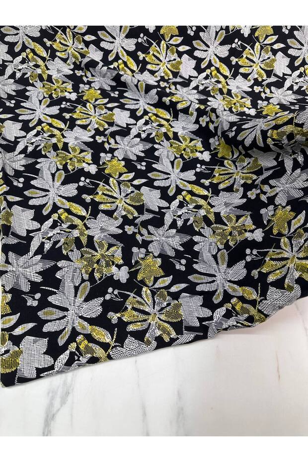 Nez Çiçegi Desen Elbiselik Şalvarlık Viskon Kumaş Ürünümüz Adet Olarak Satılır 1 Adet 1 Metre - 2