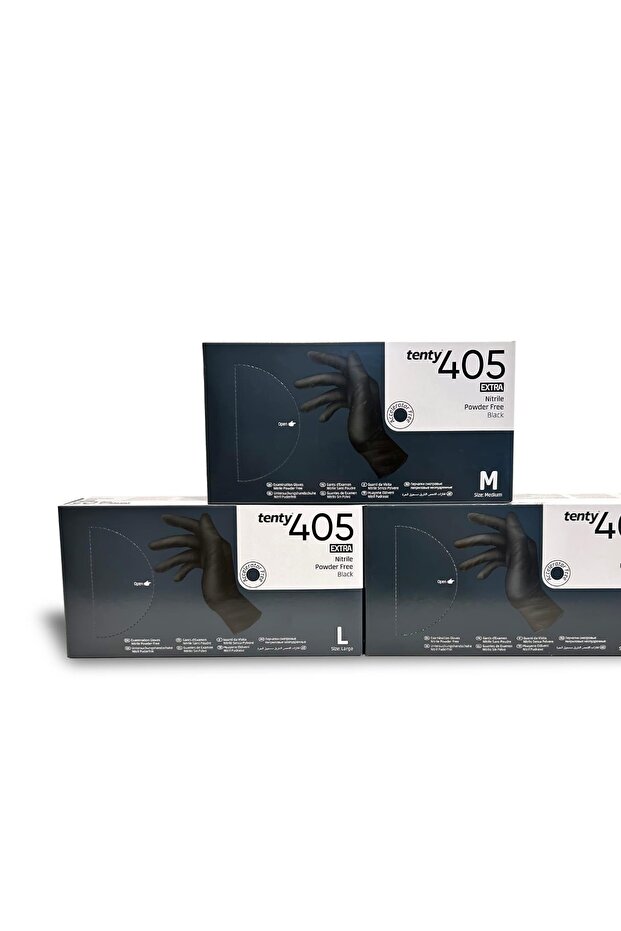 405 Extra Nitril Eldiven 100lü L Beden - 2