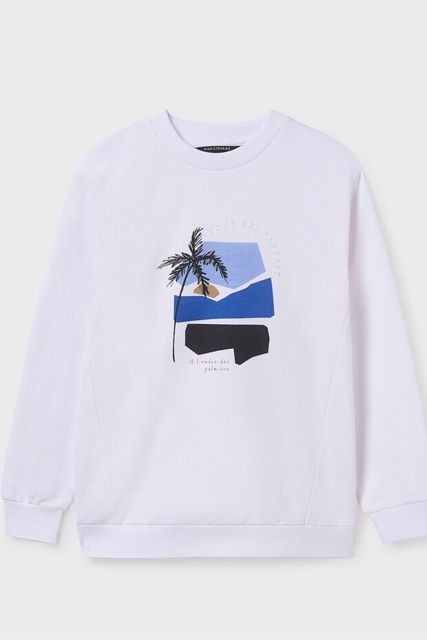 Boy's Embossed Sweatshirt