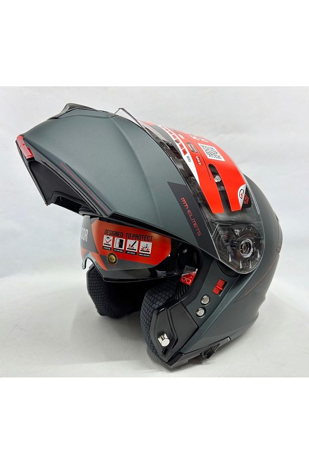 Kask Mt Genesis Sv Çene Açılır Kask Mat Anthracite Grey - 1