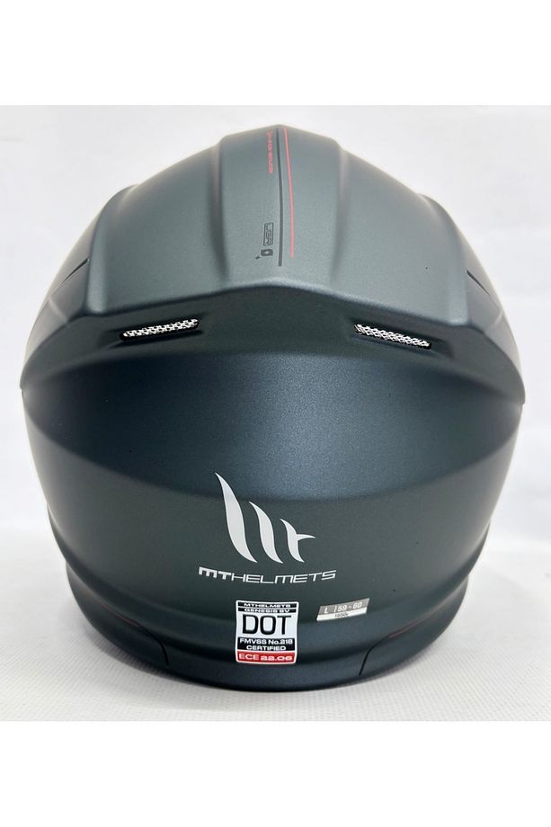 Kask Mt Genesis Sv Çene Açılır Kask Mat Anthracite Grey - 5