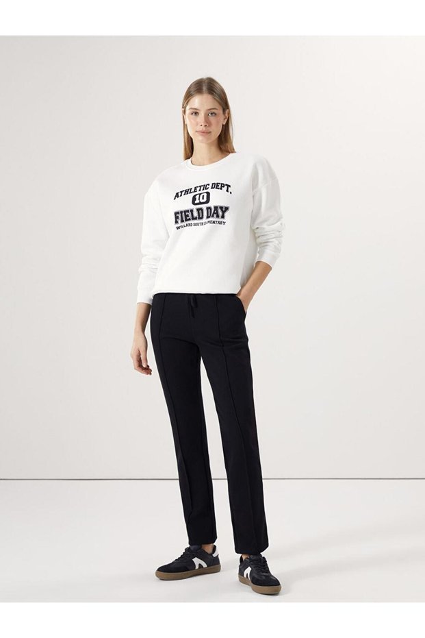 Lcwaikiki Classic Women's Sweatpants with Elastic Waist