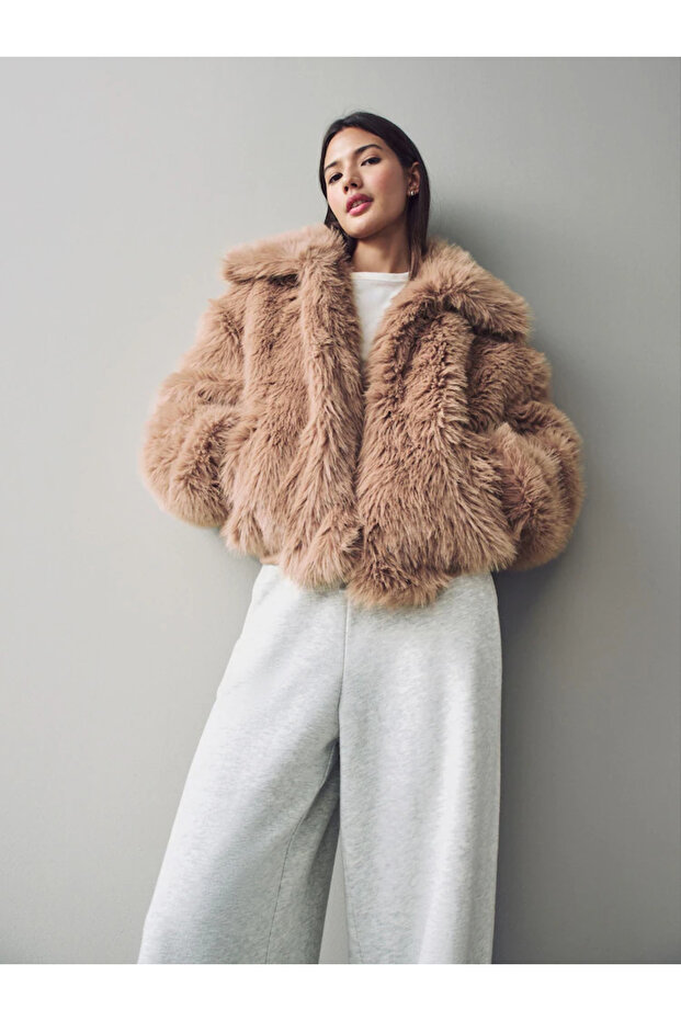 Taba - Kürklü Bomber Ceket - 1