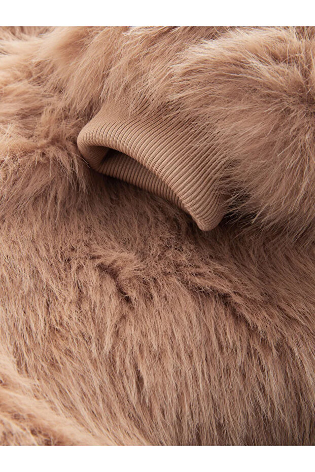 Taba - Kürklü Bomber Ceket - 5