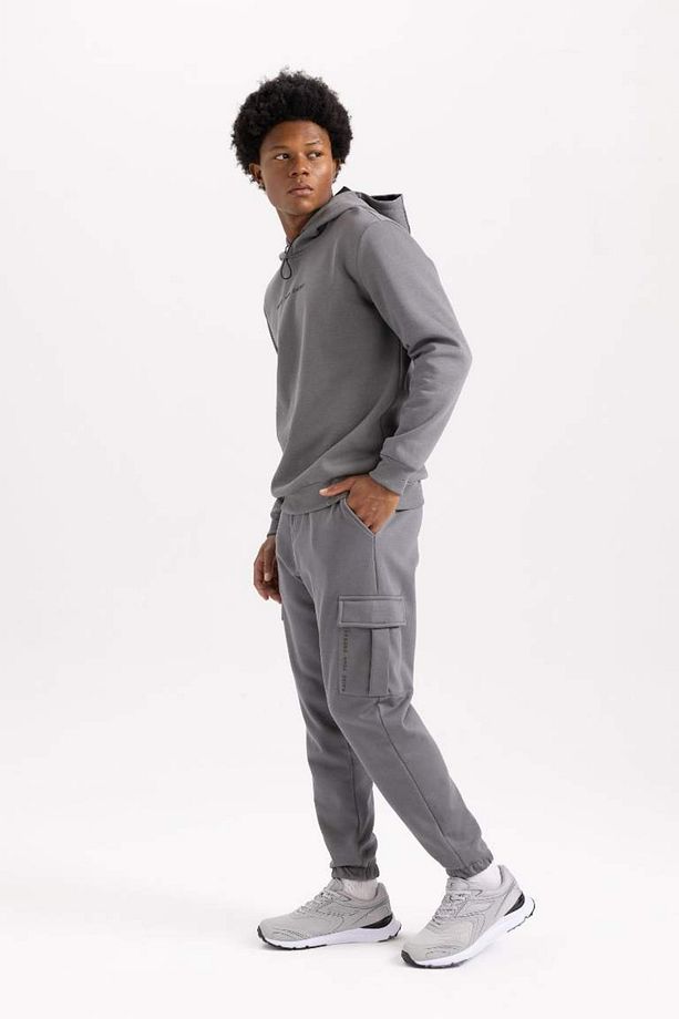 DeFactoFit Standart Fit Kargo Cepli Jogger Eşofman Altı - 5