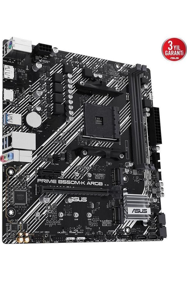 Prıme B550m-k Argb Am4 Ddr4 Ses Glan Dp/hdmı Sata3 Usb3.2 Matx - 5