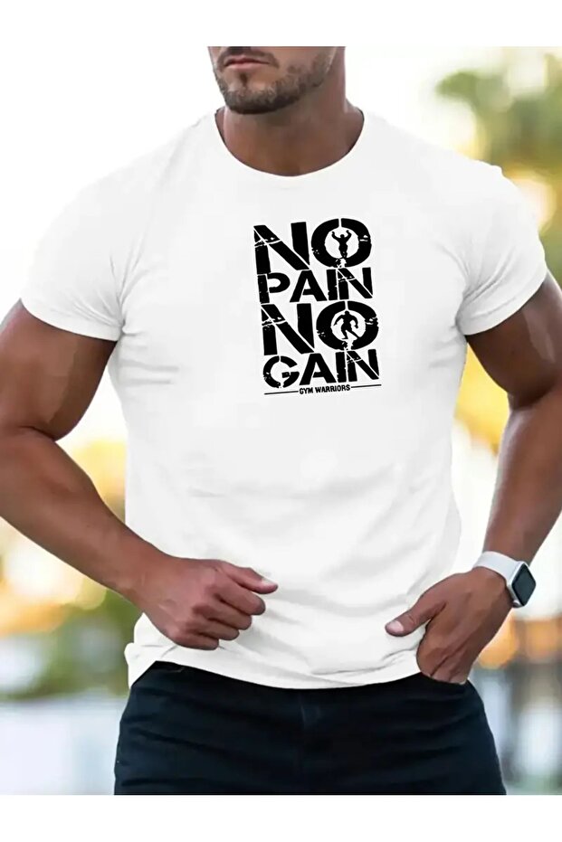 Men's Crew Neck Relaxed Fit Printed T-Shirt