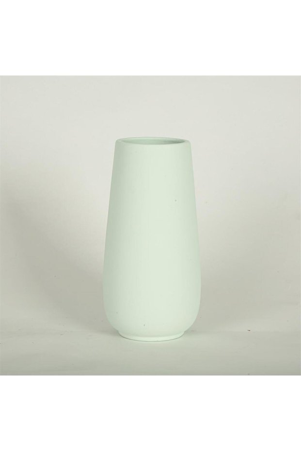 Flat Vase White Ak.Evd0176