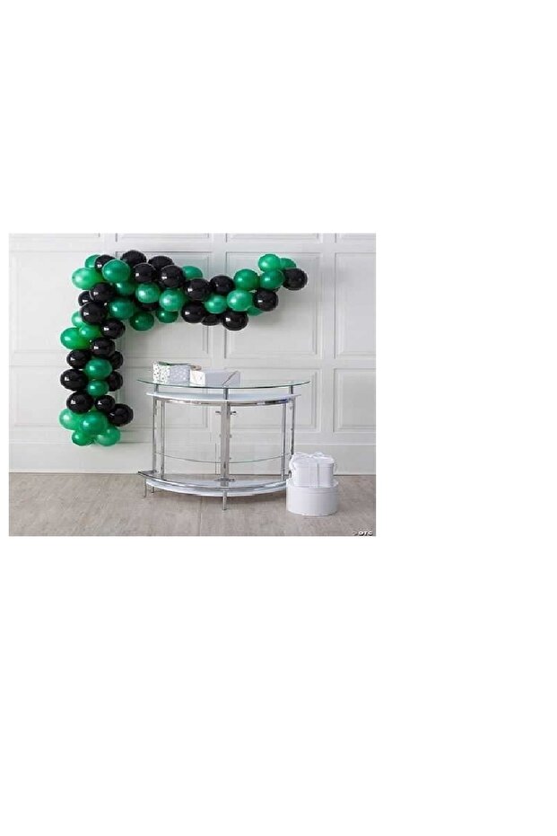 Dark Green Black Chain Balloon Set