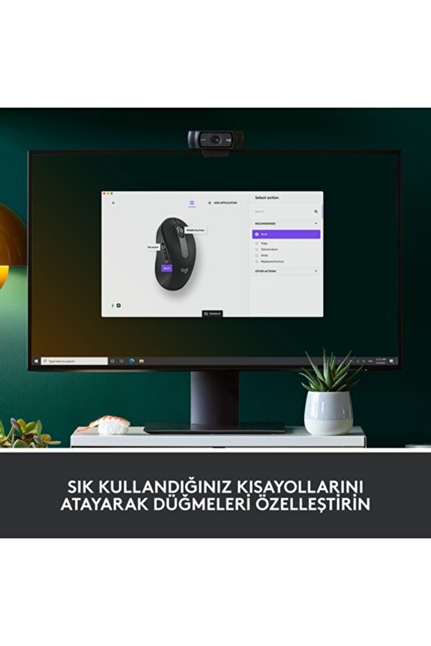 Signature M650 Küçük ve Orta Boy Sağ El Için Sessiz Kablosuz Mouse, Siyah 910-006253 - 5