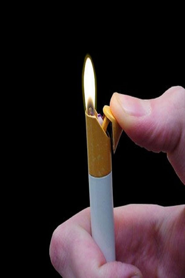 1 Adet Kalın Sigara Figür Manyetolu Çakmak Anahtarlıklı Şık Çakmak Özel Hediyelik Koleksiyon Çakmak - 3