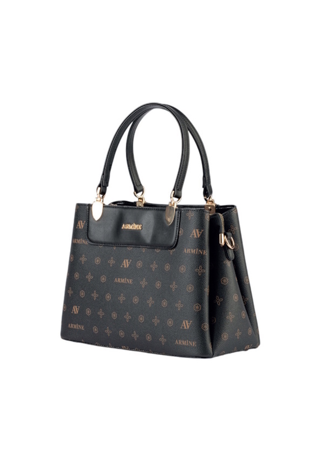 Arm-206 Black Printed Women's Bag