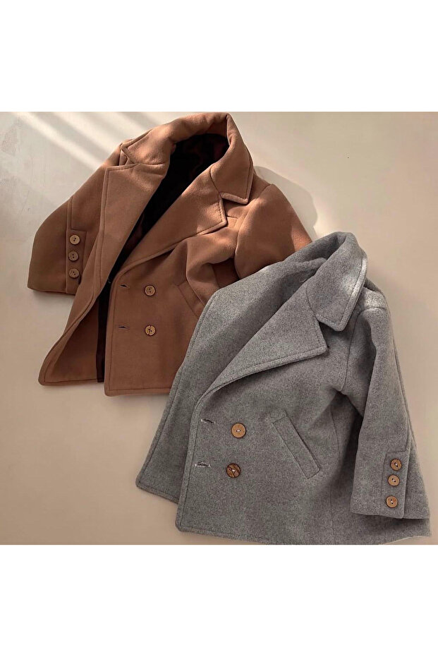 Melton Buttoned Jacket