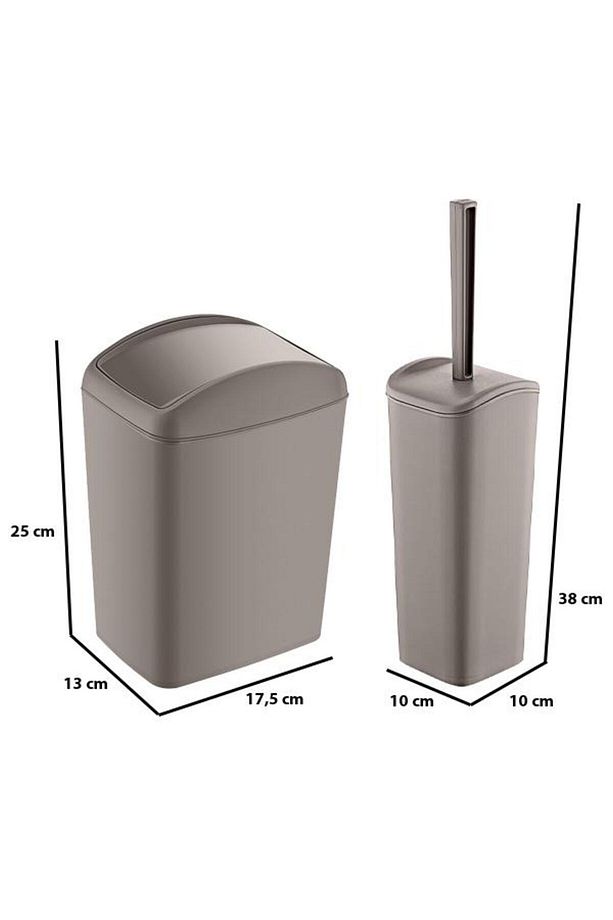 Soft Çöp Kovası Ve Wc Fırçası Terra - 2