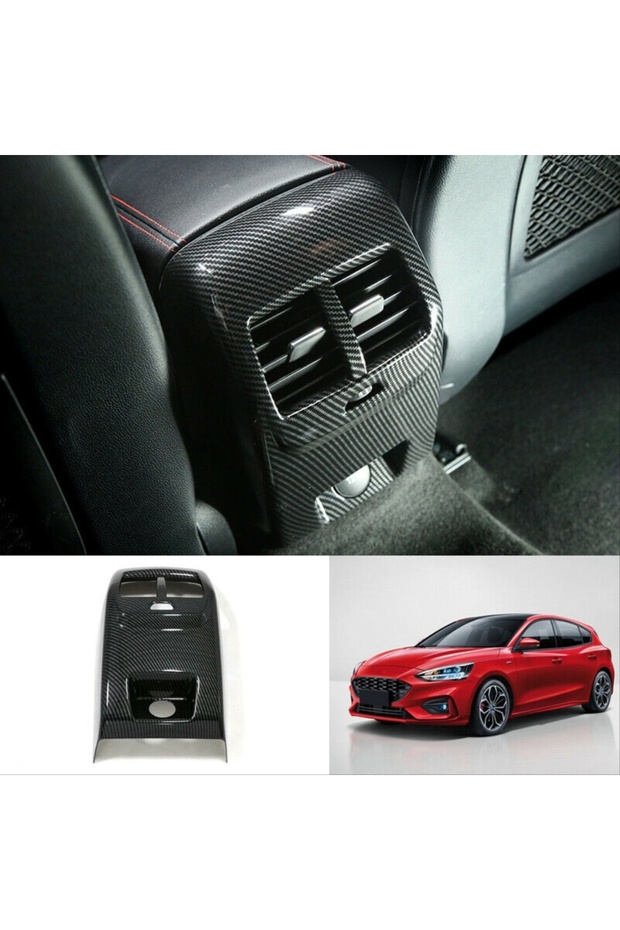 Compatible for Focus 2019+ Rear Interface Coating - Carbon(Abs) - 6