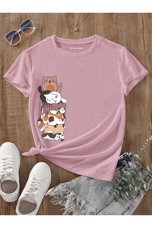 Children's T-Shirt with Comic Character Print