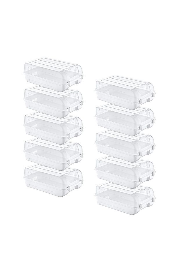 10'lu Set Erkek Beyaz Ayakkabı Kutusu - 1