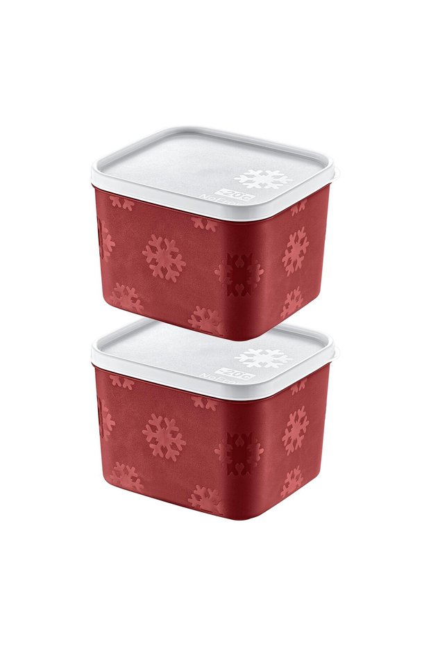 Set of 2 No Frost Storage Container Carmen 2600 ml