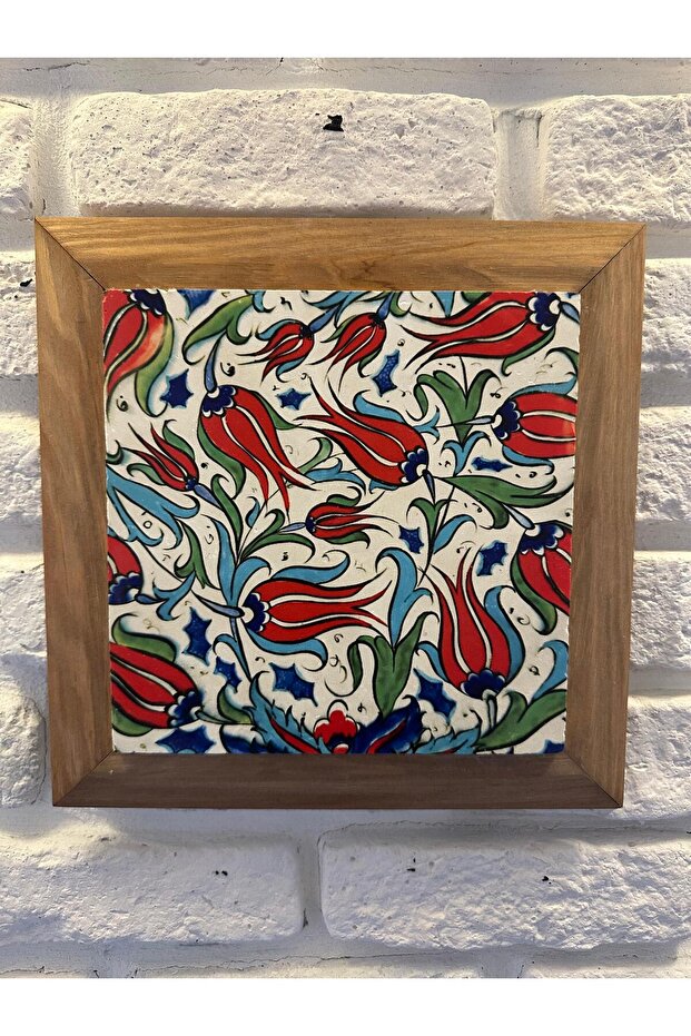 لوح طاولة رخام من الحجر الطبيعي بإطار صلب مقاس 26 × 26 سم