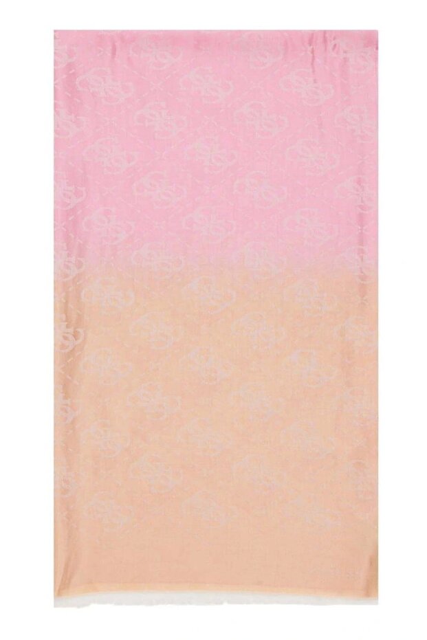 Scarf 75X185 Women's Pink Shawl Aw5247Mod03-Pim