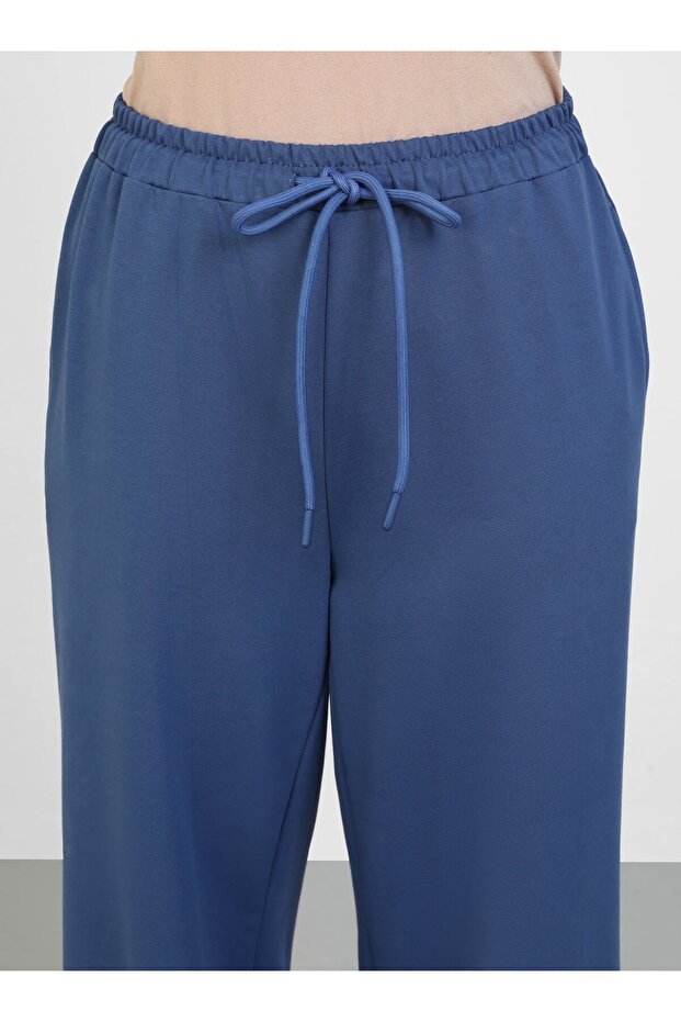 Bol Örme Pantolon- Indigo - Benin - 3