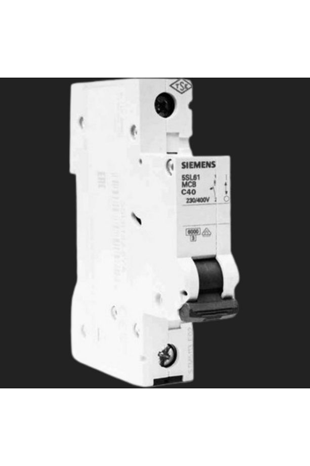 40 Amper C Tipi 6ka 5sl6140-7ya Monofaze Otomat Sigorta - 1