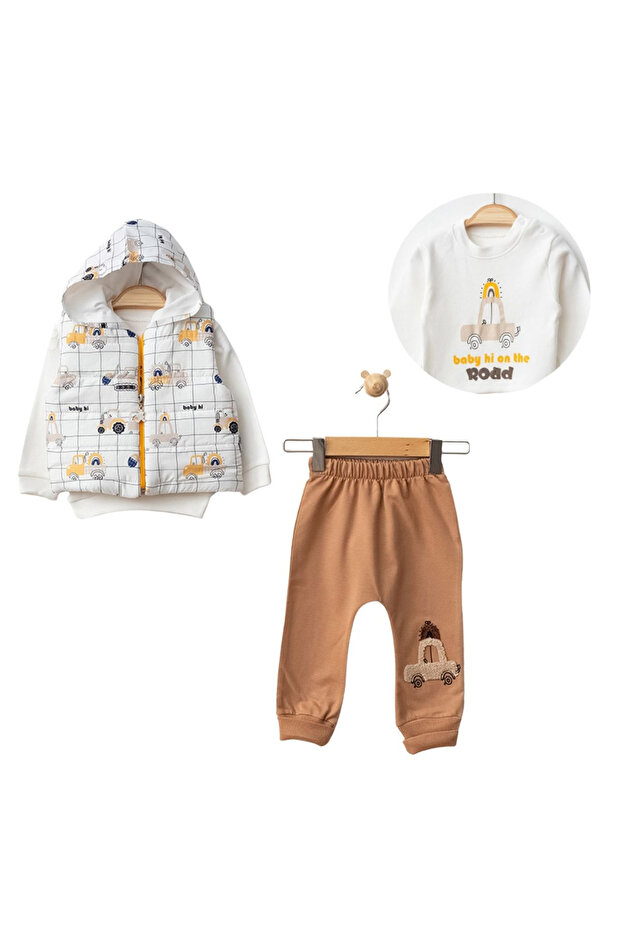 طقم بيبي بوي ثلاث قطع - 1