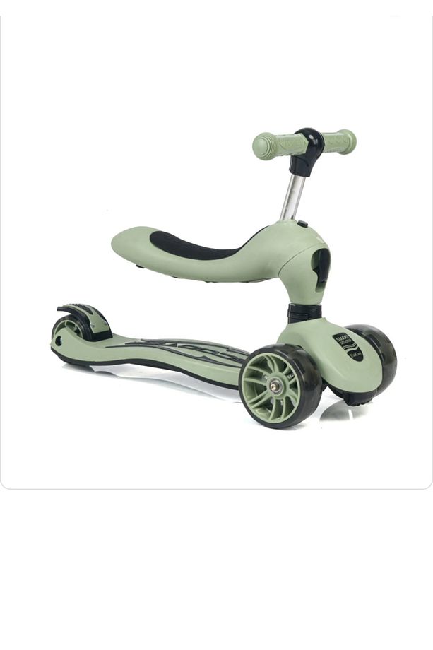 oturaklı çoçuk scooter yüksek kalitede malzemeden üretilmiştir - 1