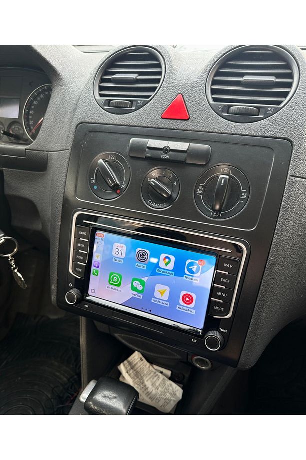 VOLKSWAGEN CADDY 7” ANDROİD CARPY ANROİD AUTO MULTİMEDİA TEYP 4-64 - 1