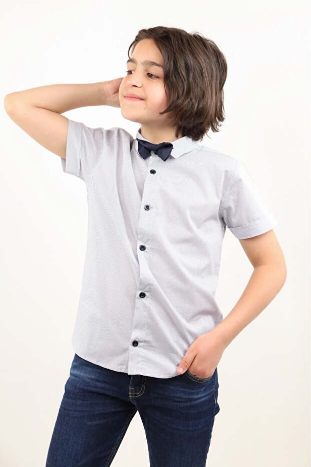Boy's Complete Patterned Shirt - 1