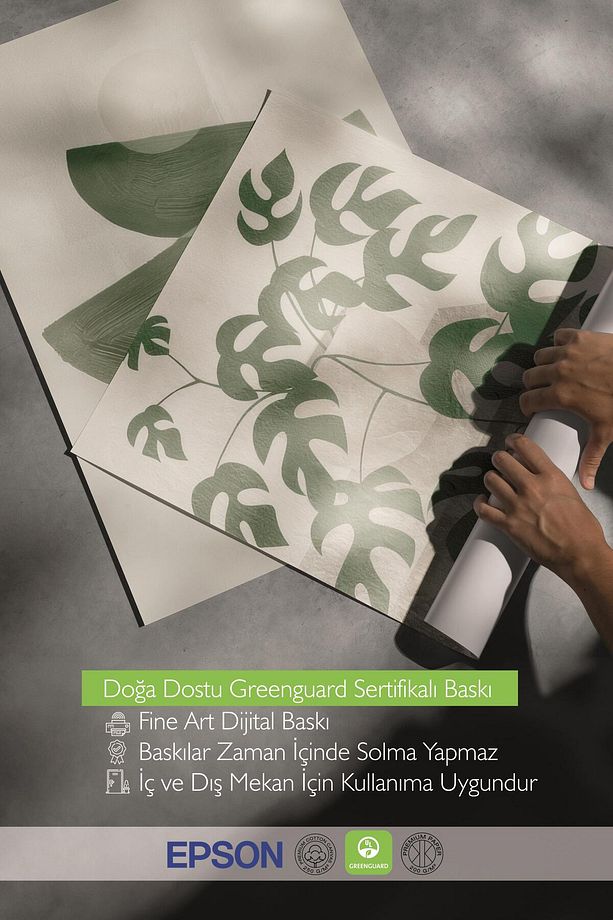 Siyah Çerçeveli Tablo Seti, Soft Yeşil Duvar Tablosu, 3 Adet Poster Seti, No:300769 - 5