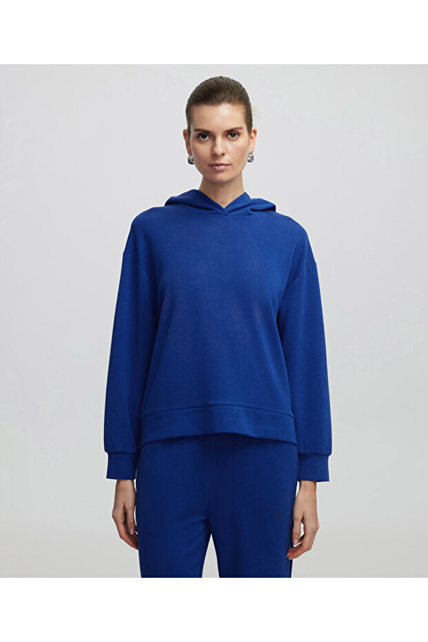 Kapüşonlu sweatshirt - 1