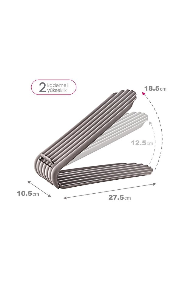 Clamp 6'Lı Set Ayarlanabilir Ayakkabı Rampası - 3