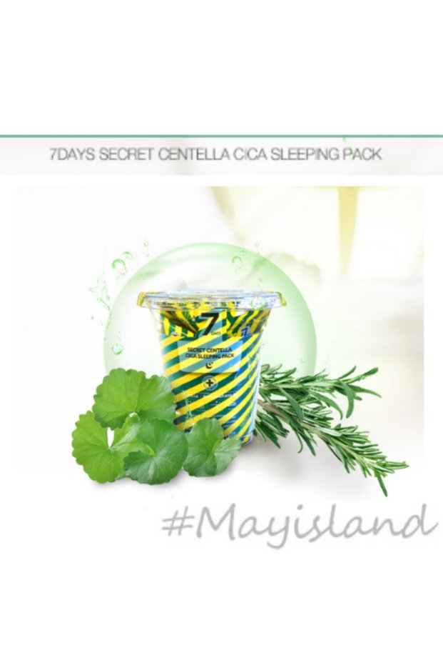 Centella Asiatica Sleep Mask 60g - Korean Skin Repair Night Care