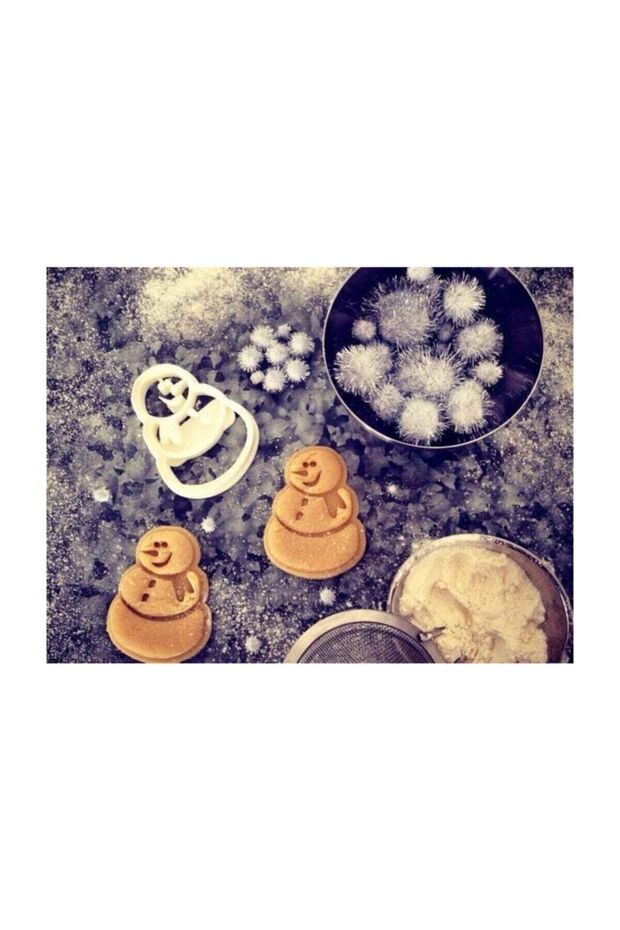 Snowman Christmas Cookie Cutter Mold
