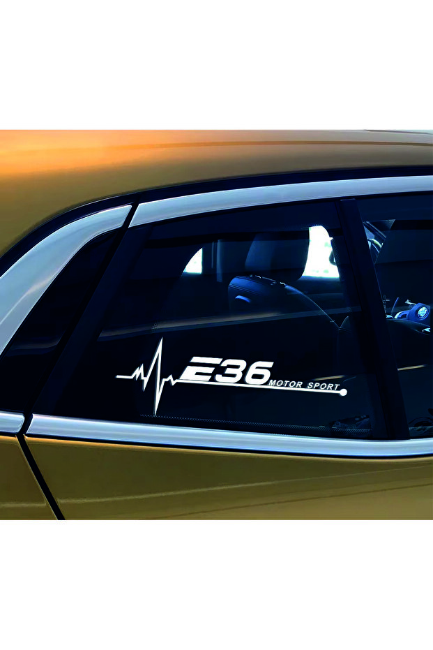 ملصق سيارة E36 MOTOR SPORT BEAT (30X11 سم)