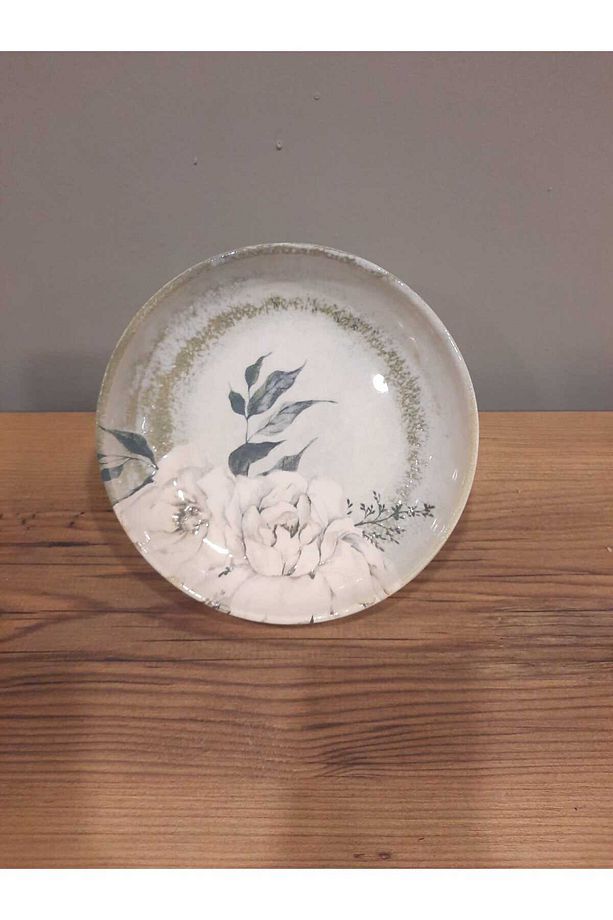 yemek tabağı 6 adet 18 cm parlak desenli - 4
