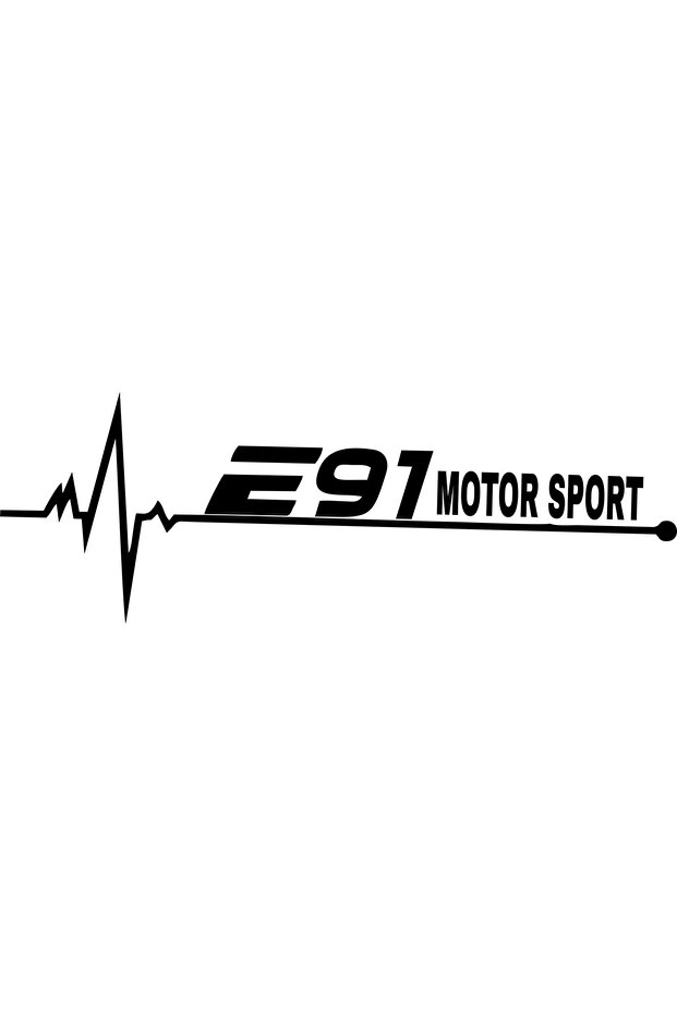 ملصق سيارة E91 MOTOR SPORT BEAT (30X11 سم)