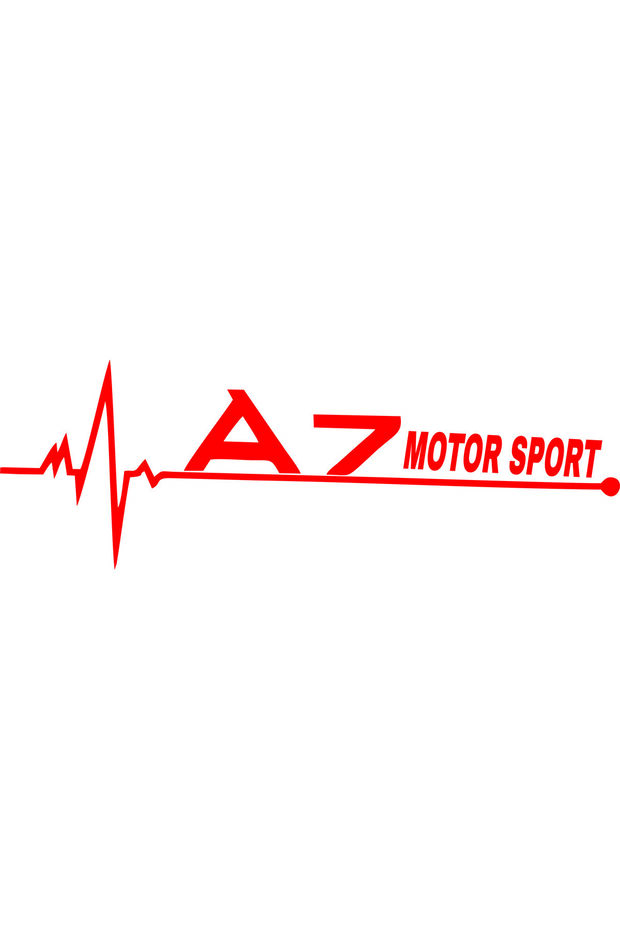 ملصق سيارة A7 MOTOR SPORT (30X10 سم)