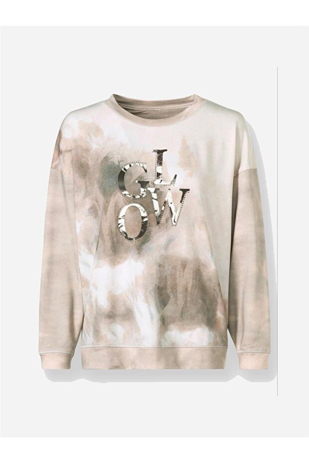 BULALGİY Kadın Kum Sweatshirt - BGA640056 - 1