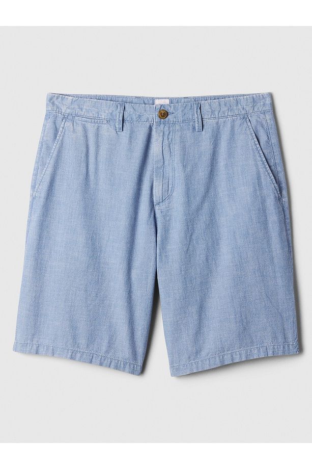 Erkek Açık Mavi Essential Khaki Şort - 2